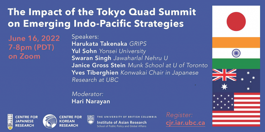 “The Impact of the Tokyo Quad Summit on Emerging IndoPacific